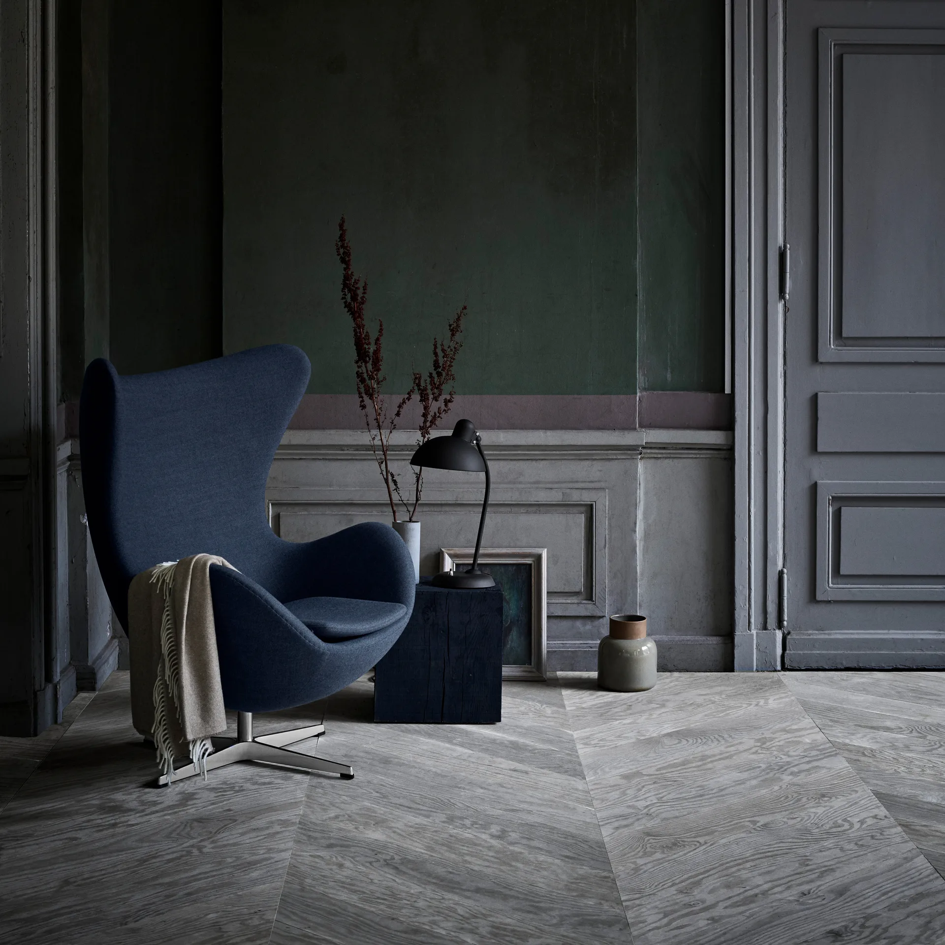 Lámpara de mesa Kaiser Idell 6556-T, Matt black Fritz Hansen