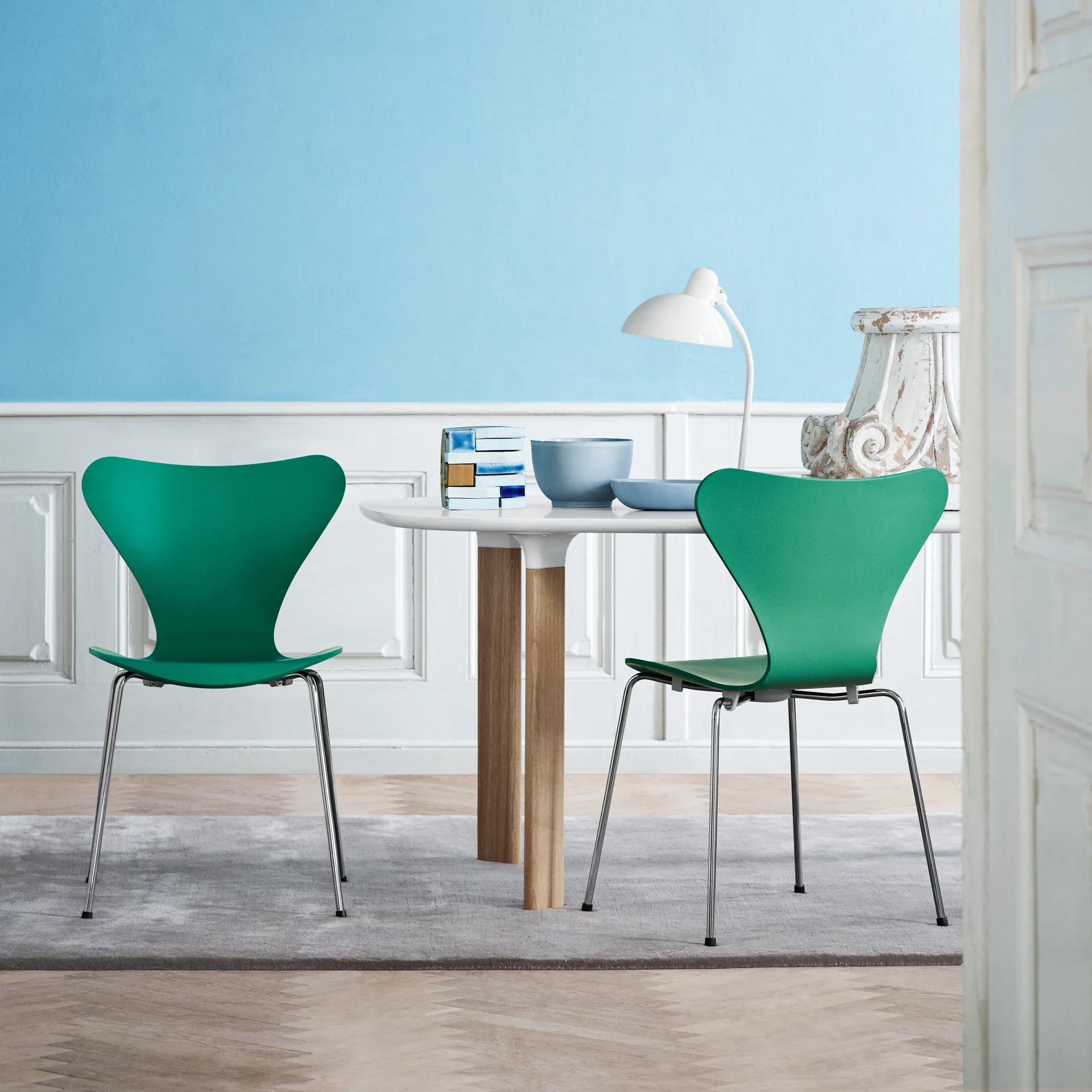 Lámpara de mesa Kaiser Idell 6556-T, White Fritz Hansen