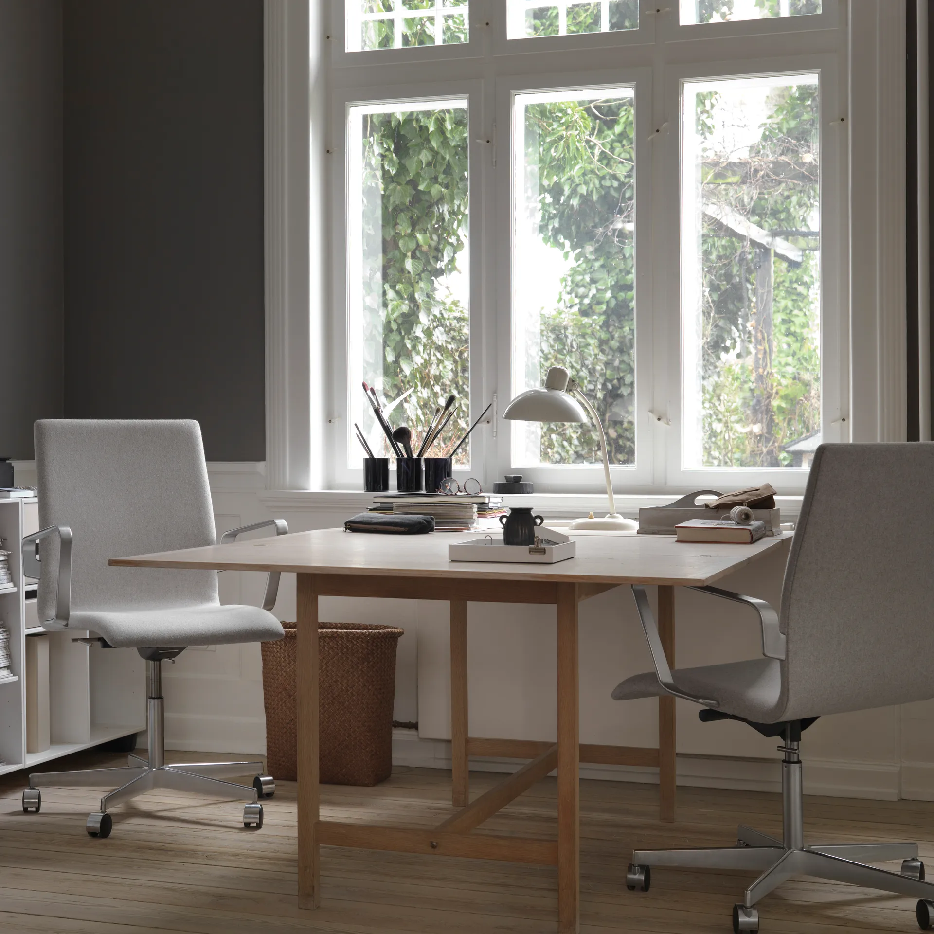 Lámpara de mesa Kaiser Idell 6556-T, White Fritz Hansen