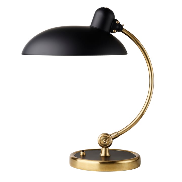 Lámpara de mesa Kaiser Idell 6631-T Luxus latón, negro mate Fritz Hansen