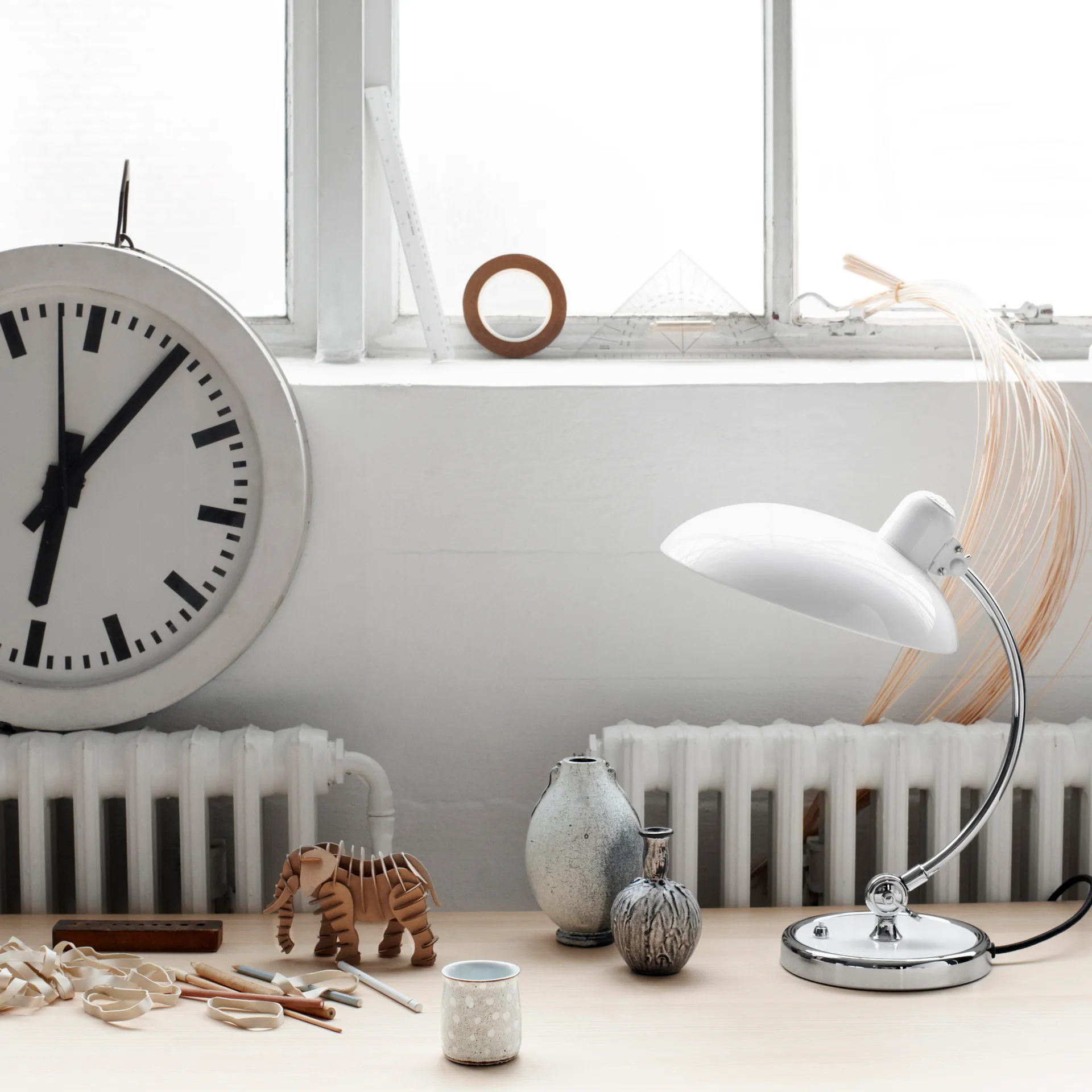 Lámpara de mesa Kaiser Idell 6631-T Luxus, White Fritz Hansen