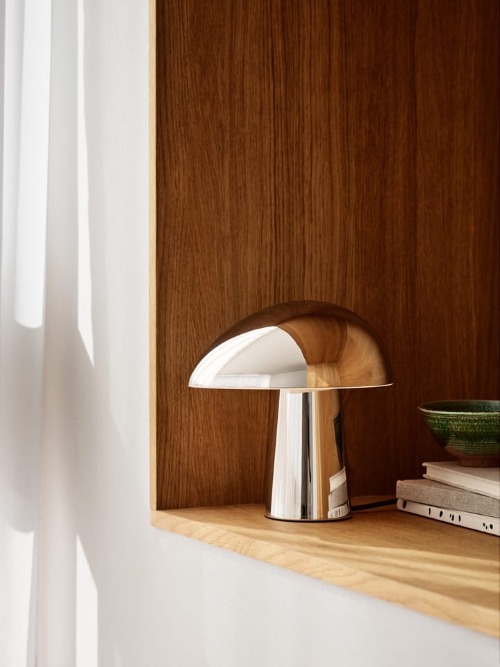 Lámpara de mesa Night Owl steel, Polished steel Fritz Hansen