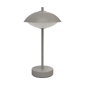 Lámpara de mesa portátil Clam 31 cm - Nine grey - Fritz Hansen