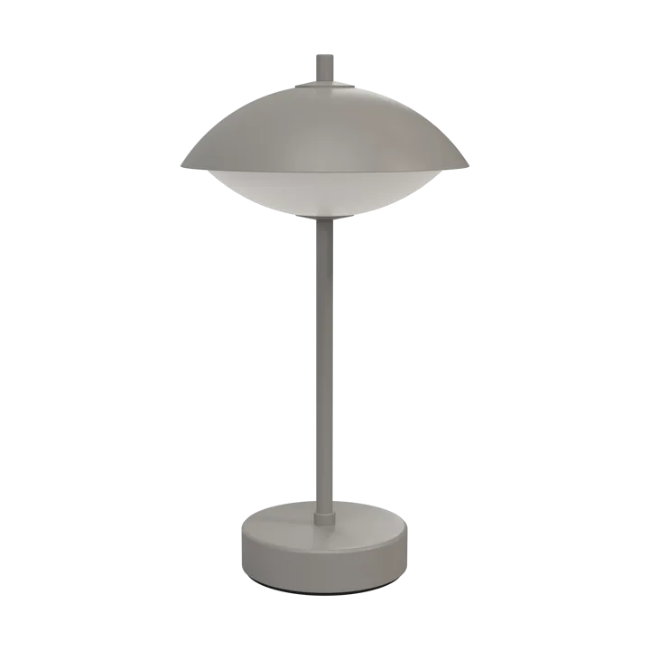 Lámpara de mesa portátil Clam 31 cm - Nine grey - Fritz Hansen