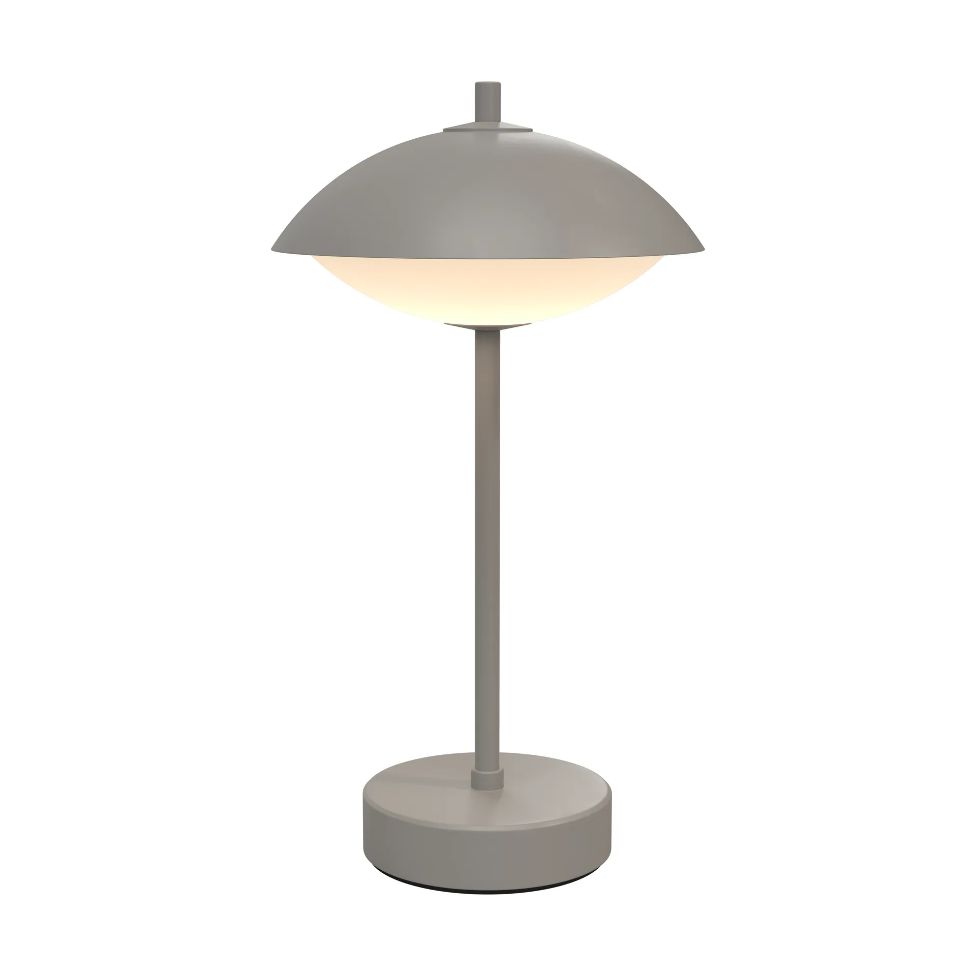 Lámpara de mesa portátil Clam 31 cm, Nine grey Fritz Hansen