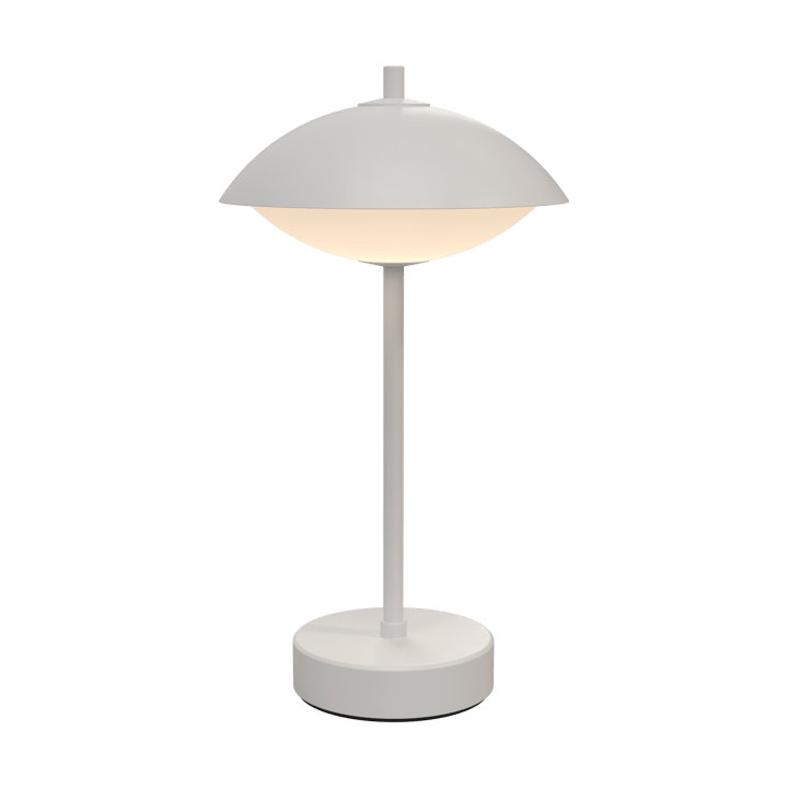 Lámpara de mesa portátil Clam 31 cm, White Fritz Hansen