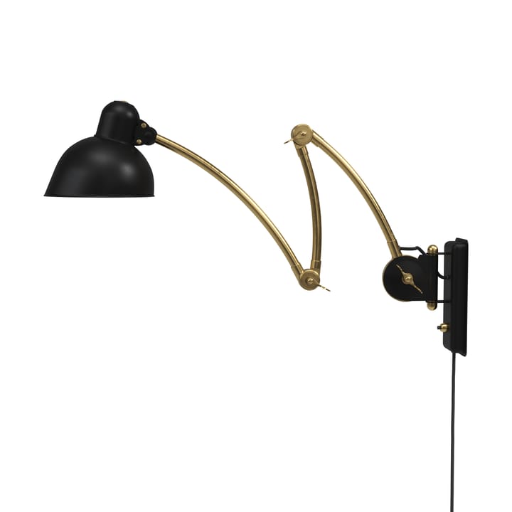 Lámpara de pared Kaiser Idell 6559-W - Matt black-brass - Fritz Hansen