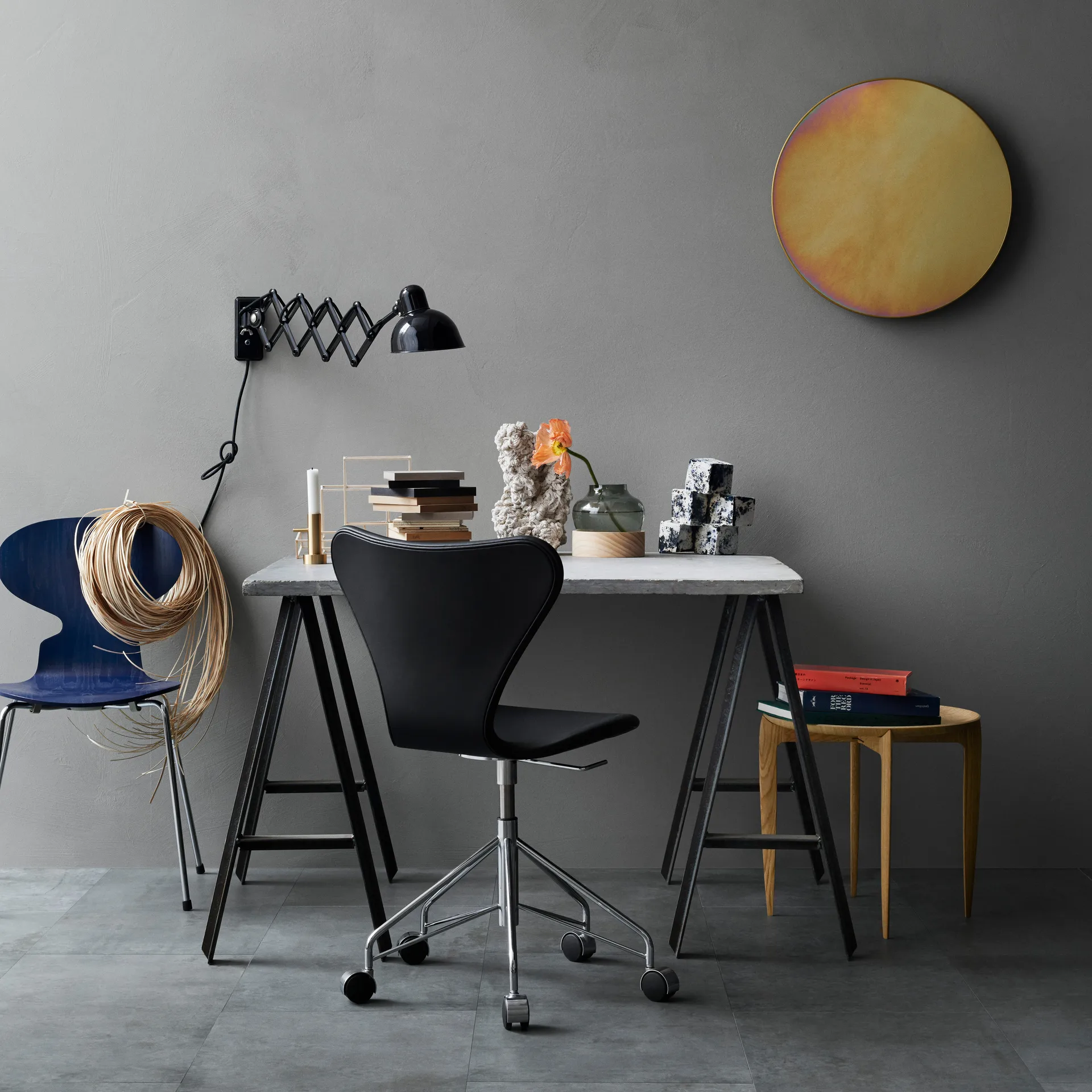 Lámpara de pared Kaiser Idell 6718-W, Black Fritz Hansen