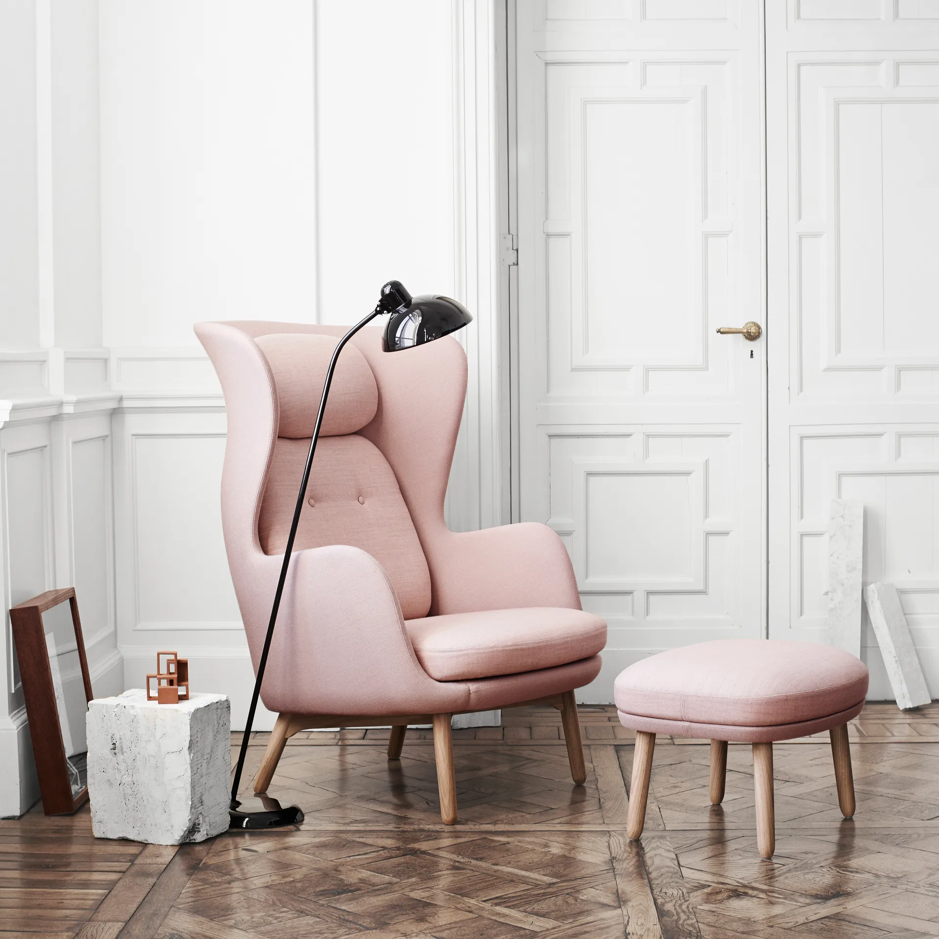 Lámpara de pie Kaiser Idell 6556-F, Black Fritz Hansen