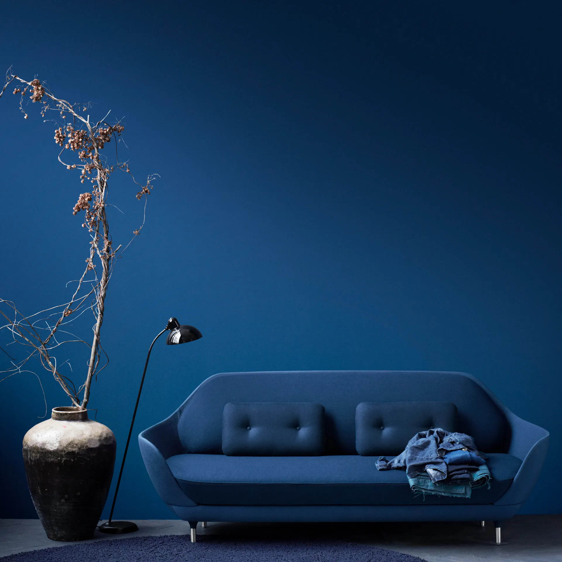 Lámpara de pie Kaiser Idell 6556-F, Black Fritz Hansen