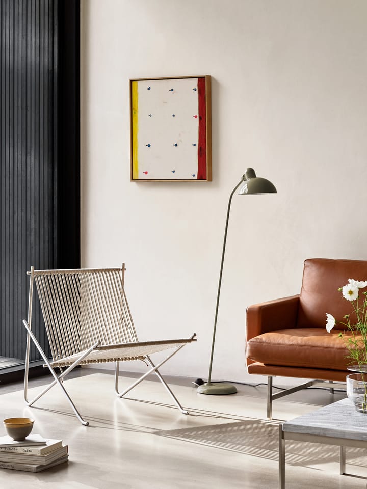 Lámpara de pie Kaiser Idell 6556-F, Olive green Fritz Hansen