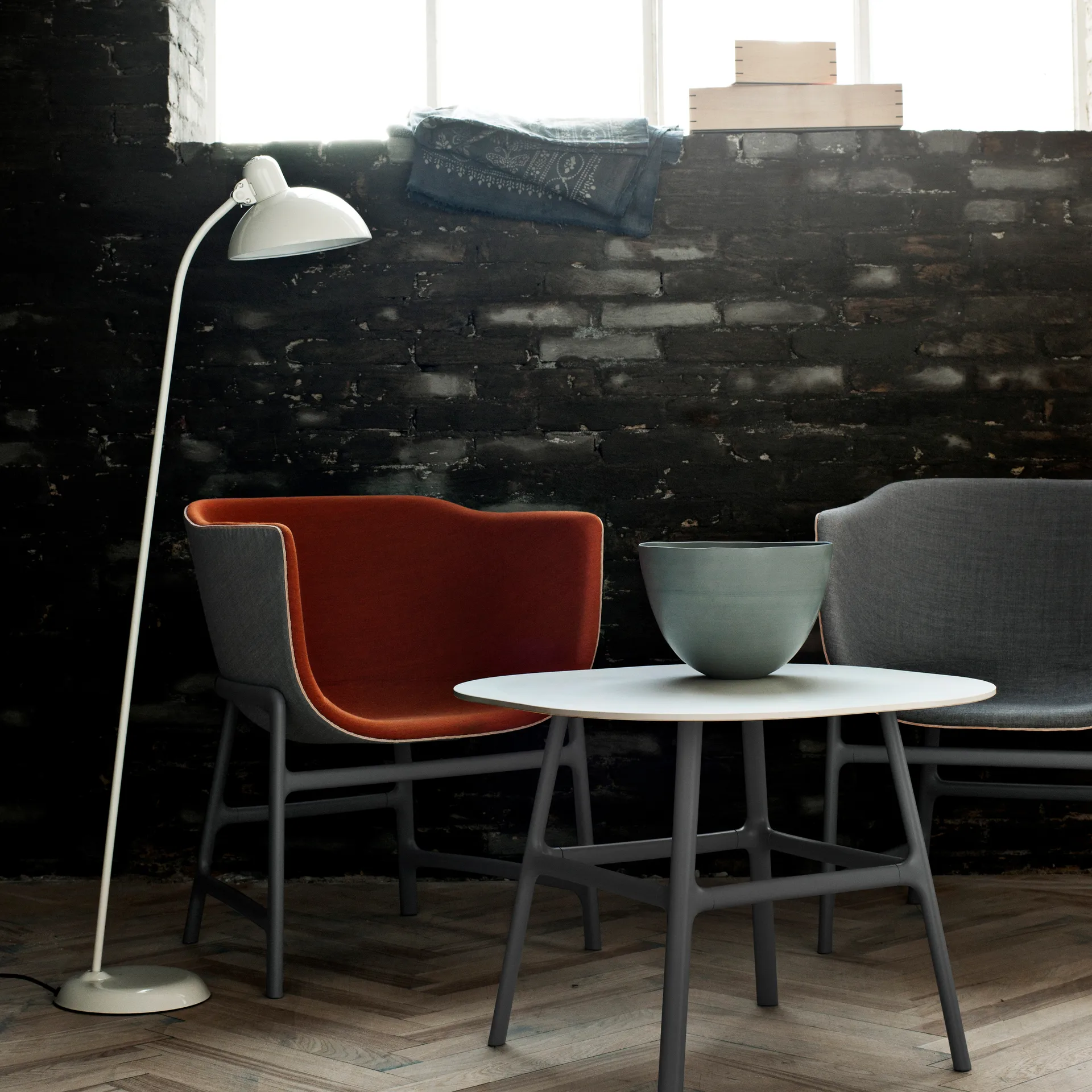 Lámpara de pie Kaiser Idell 6556-F, White Fritz Hansen