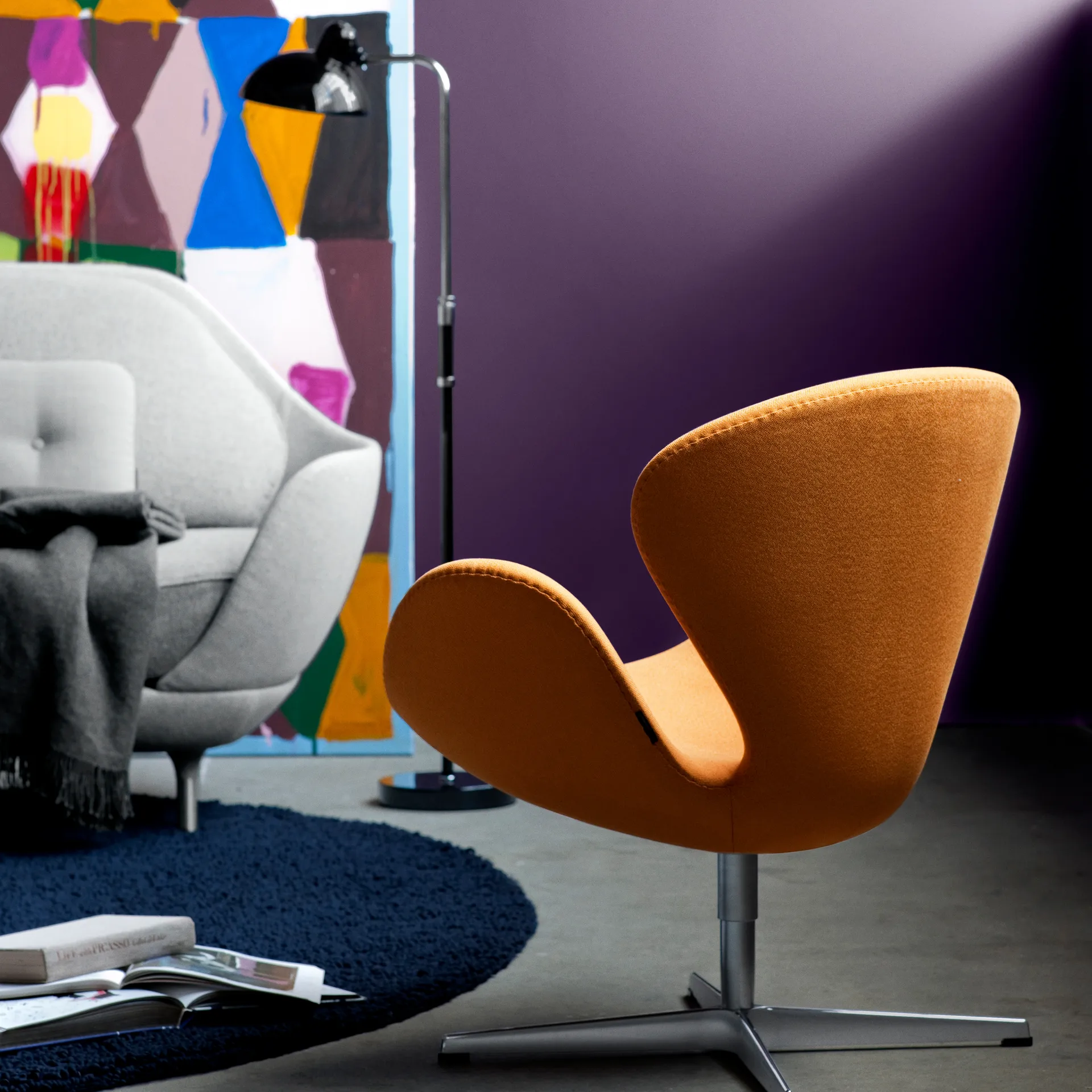 Lámpara de pie Kaiser Idell 6580-f Luxus, Black Fritz Hansen