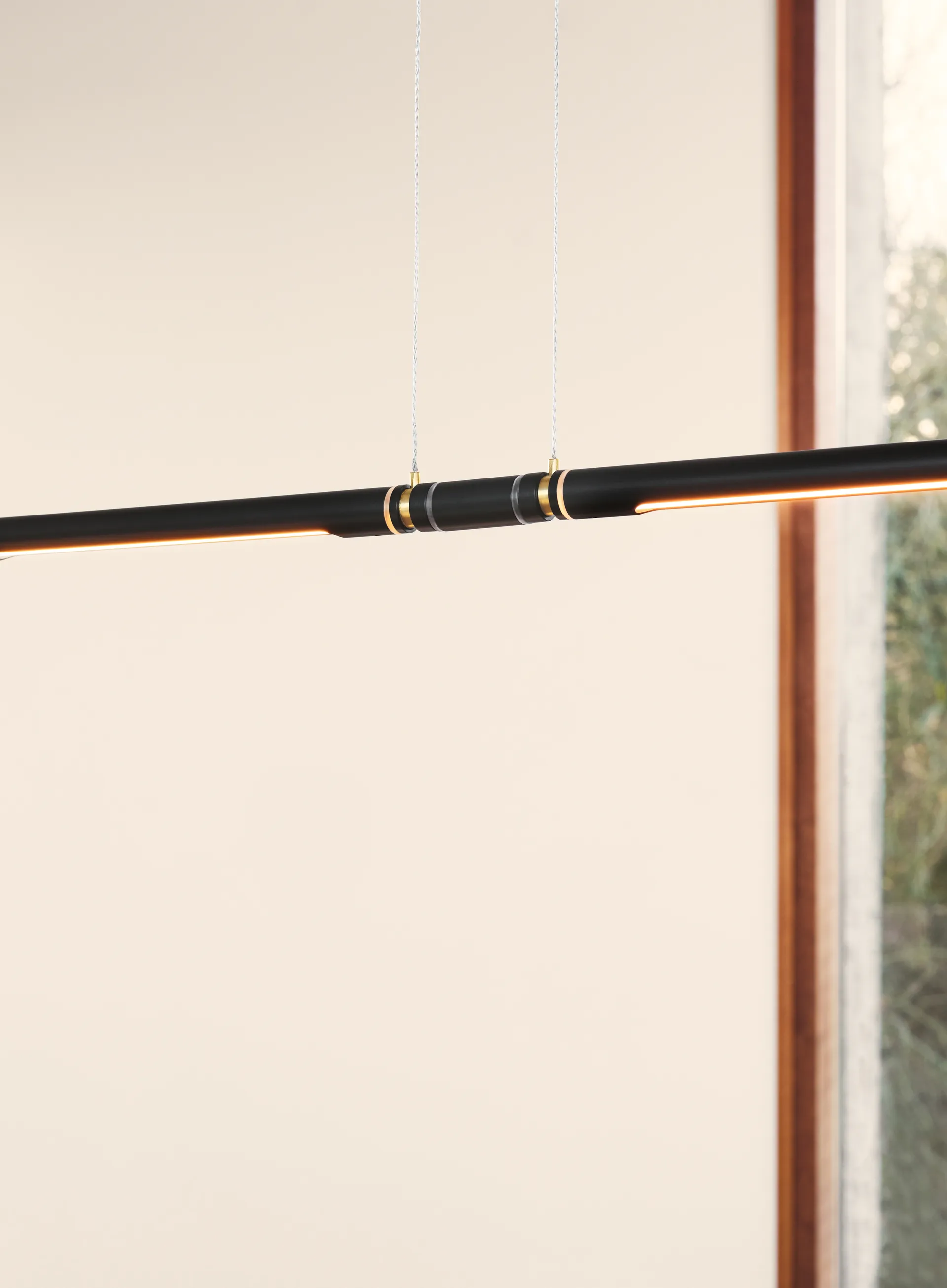 Lámpara de techo OneLine, Negro Fritz Hansen