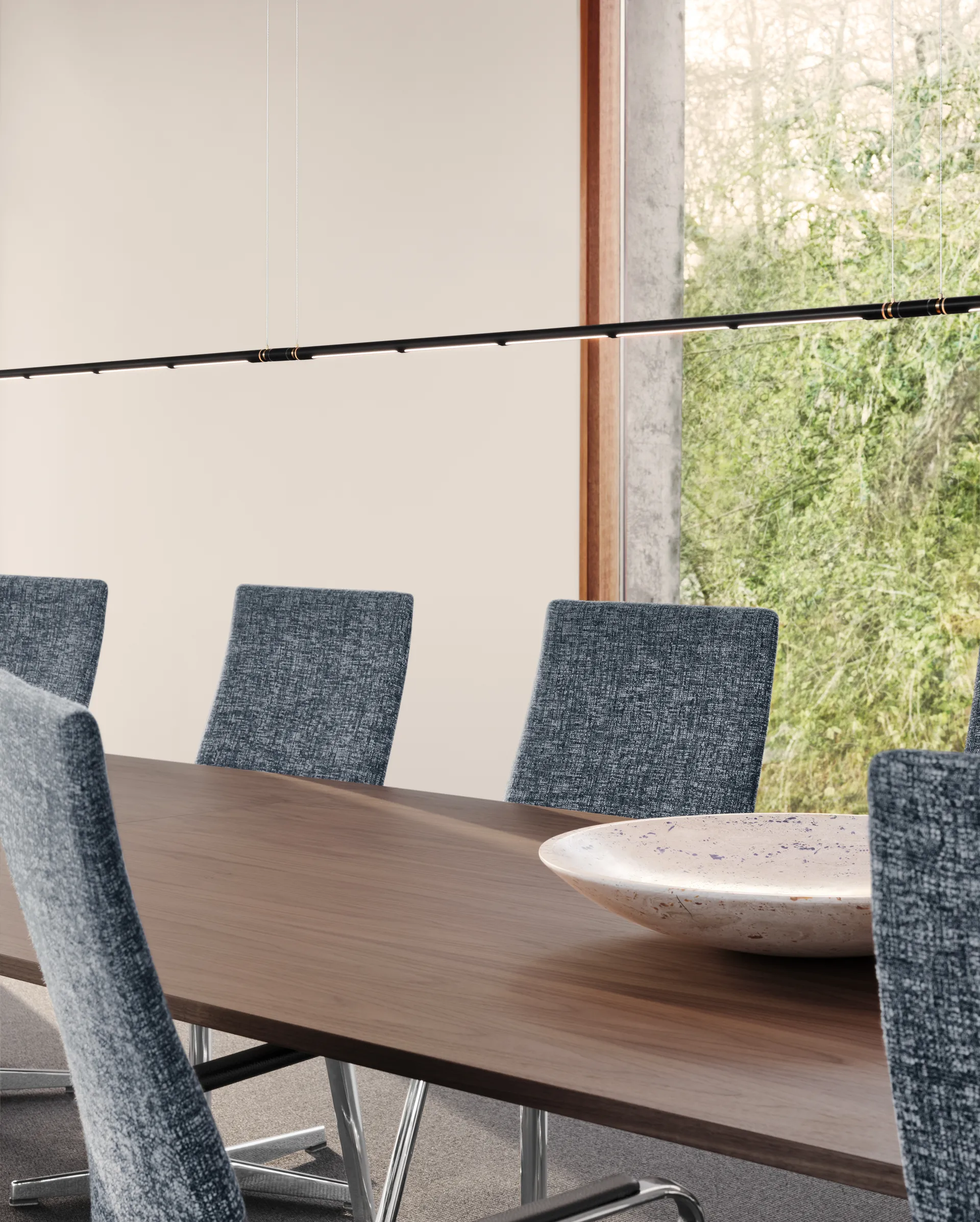 Lámpara de techo OneLine, Negro Fritz Hansen