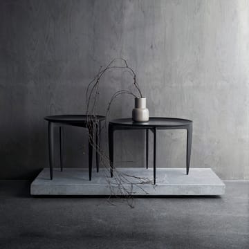 Mesa con bandeja Foldable Ø 45 cm - negro - Fritz Hansen