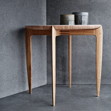 Mesa con bandeja Foldable Ø 45 cm - Roble - Fritz Hansen