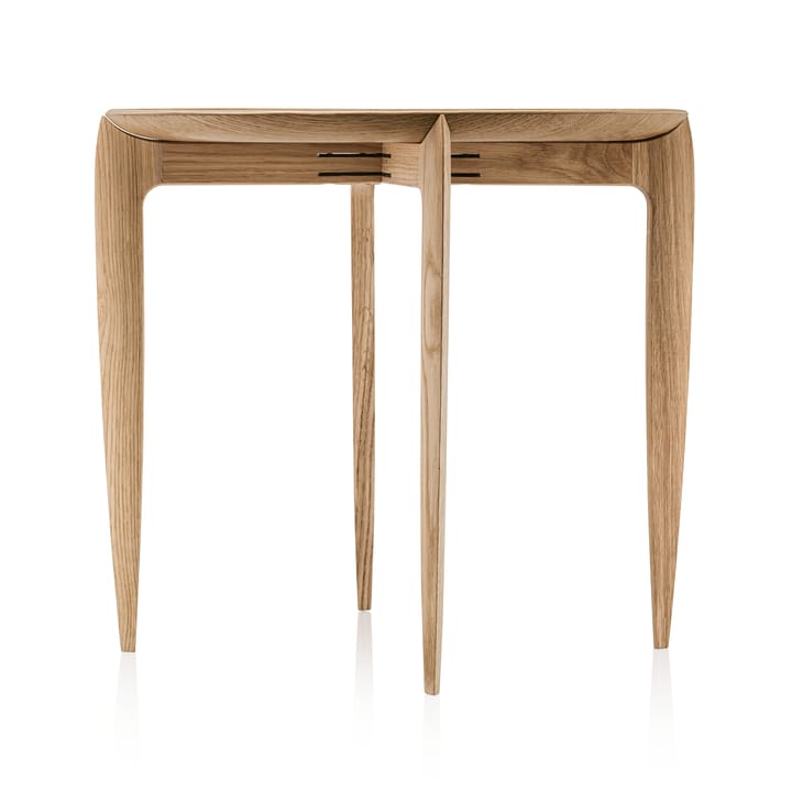 Mesa con bandeja Foldable Ø 45 cm, Roble Fritz Hansen