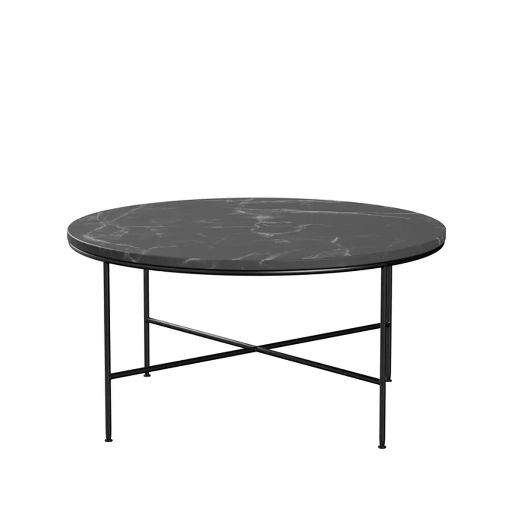 Mesa de centro Planner MC300 , Mármol charcoal-negro Fritz Hansen