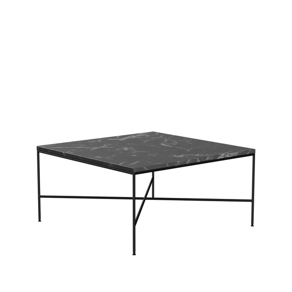 Mesa de centro Planner MC300 , Mármol charcoal-negro Fritz Hansen