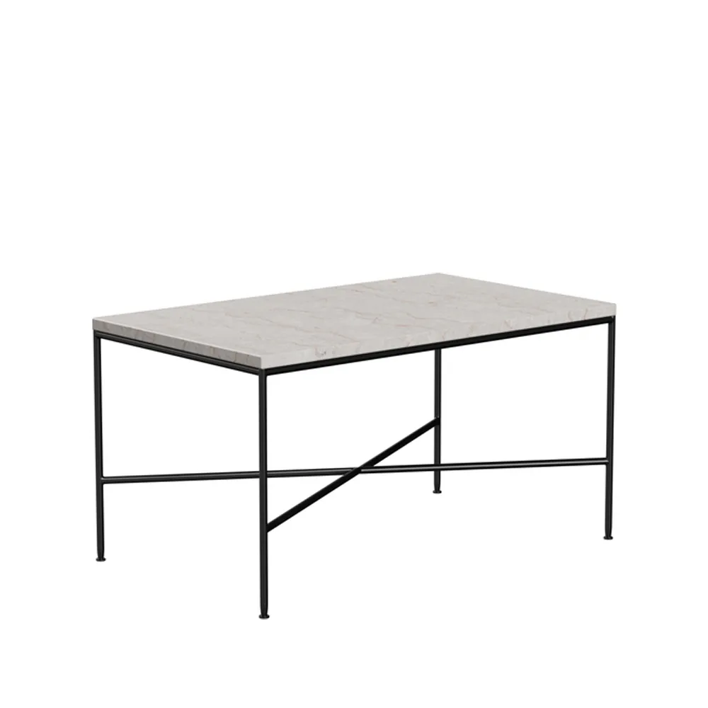 Mesa de centro Planner MC300 , Mármol crema-negro Fritz Hansen