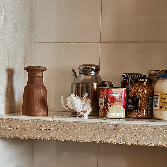 Molinillo de sal y pimienta Hammer, teca aceitada Fritz Hansen