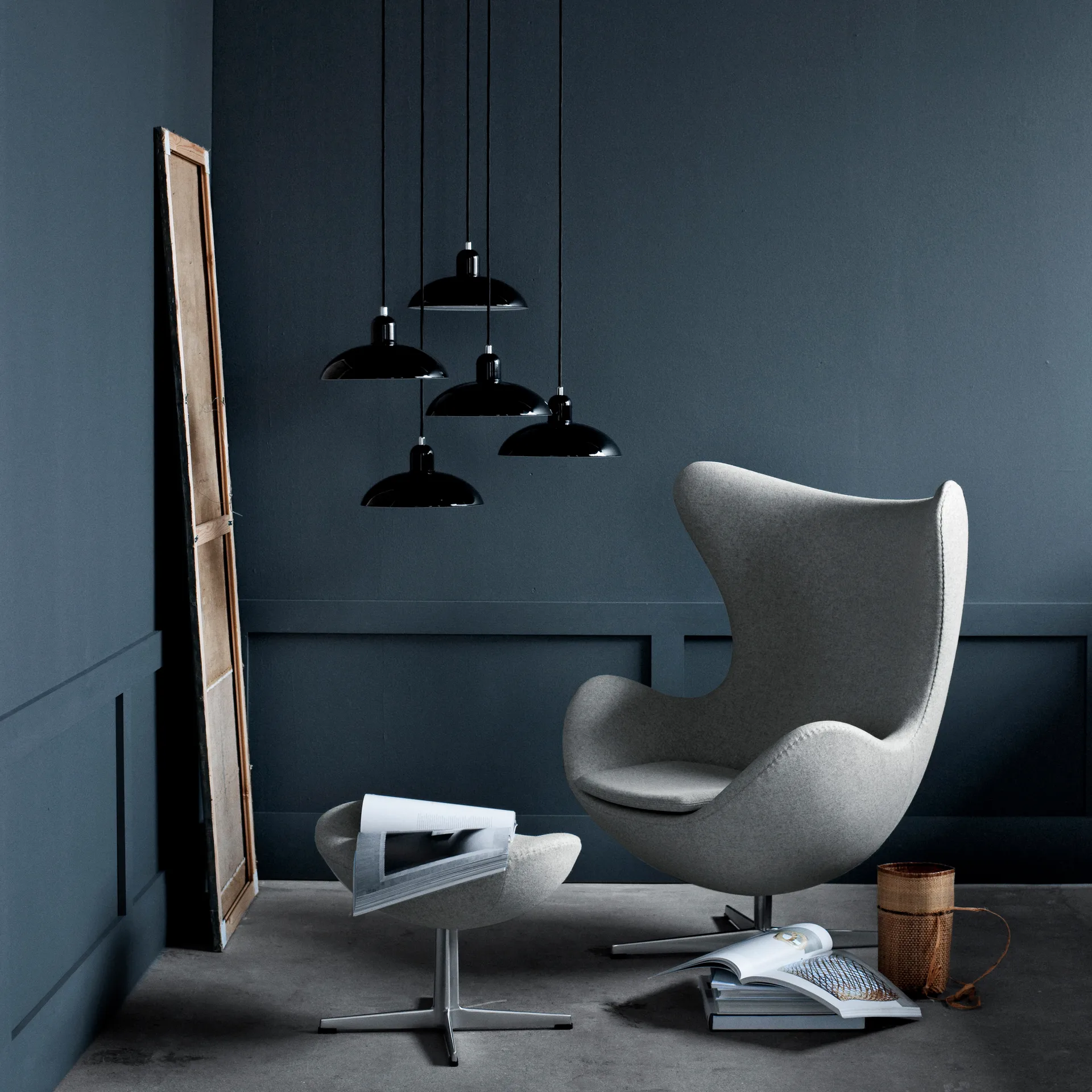 Péndulo Kaiser Idell 6631-P, Black Fritz Hansen