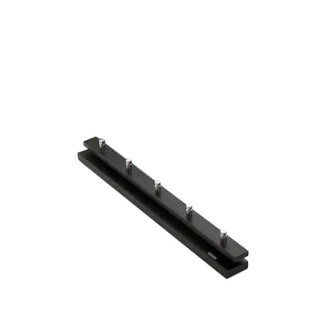 Perchero Cutter - Roble teñido en negro, 5 pomos - Fritz Hansen