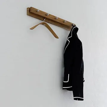 Perchero Cutter - Teca, 7 pomos - Fritz Hansen