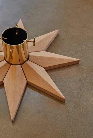 Pie para árbol de navidad Stella Ø50,5 cm - roble - Fritz Hansen