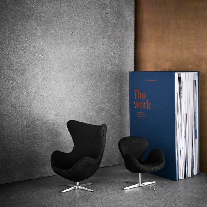 Silla de miniatura Ägget, negro Fritz Hansen