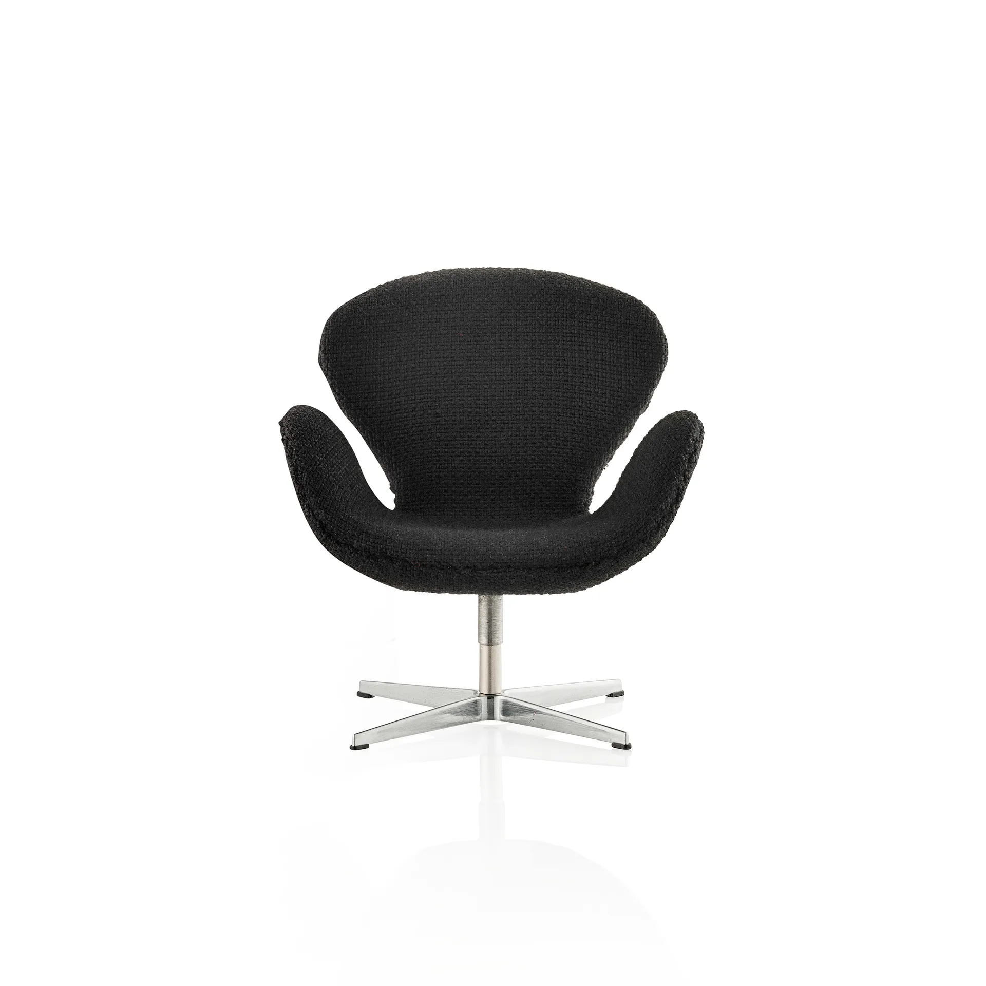 Silla de miniatura Svanen, negro Fritz Hansen
