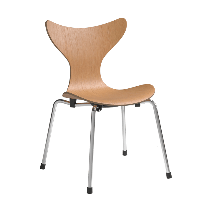 Silla infantil Liljan - Oregon pine-cromo - Fritz Hansen