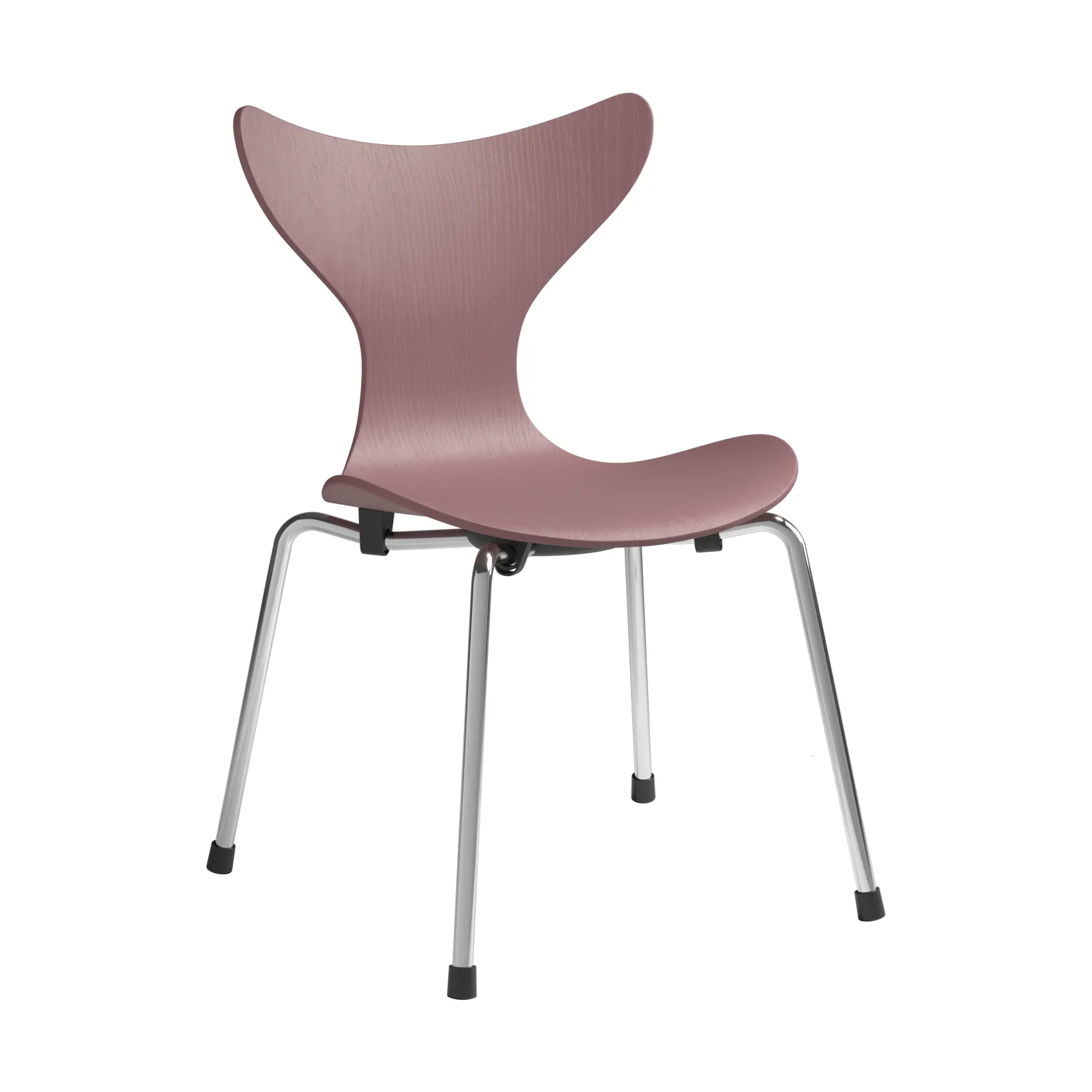 Silla infantil Liljan, Wild rose fresno pintado-cromo Fritz Hansen