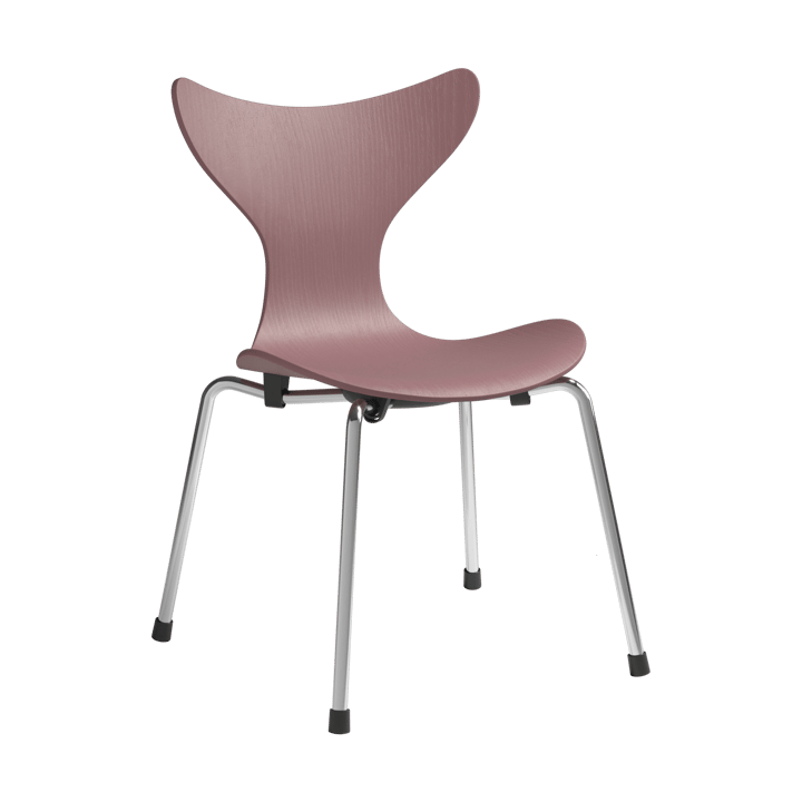 Silla infantil Liljan - Wild rose fresno pintado-cromo - Fritz Hansen