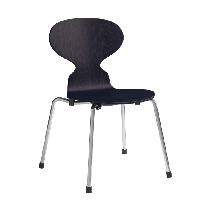 Silla infantil Myran - Midnight blue fresno pintado-cromo - Fritz Hansen