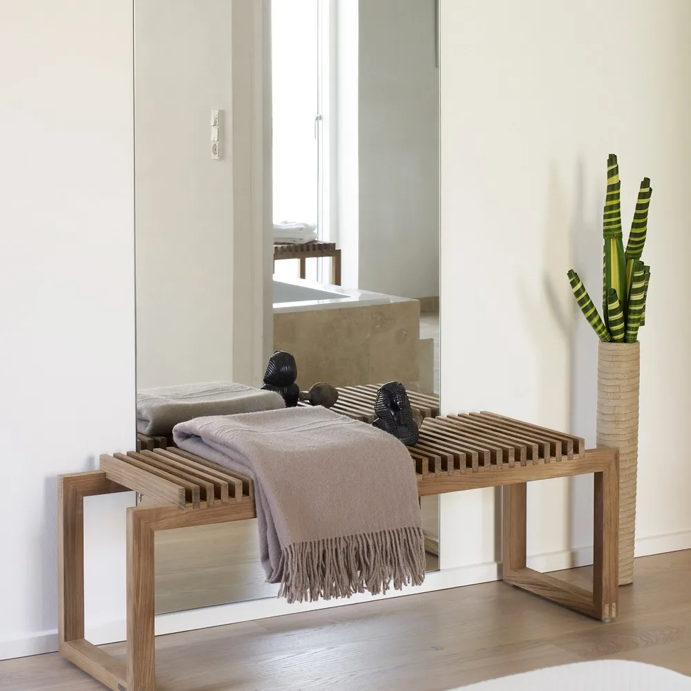 Taburete Cutter, Teca Fritz Hansen