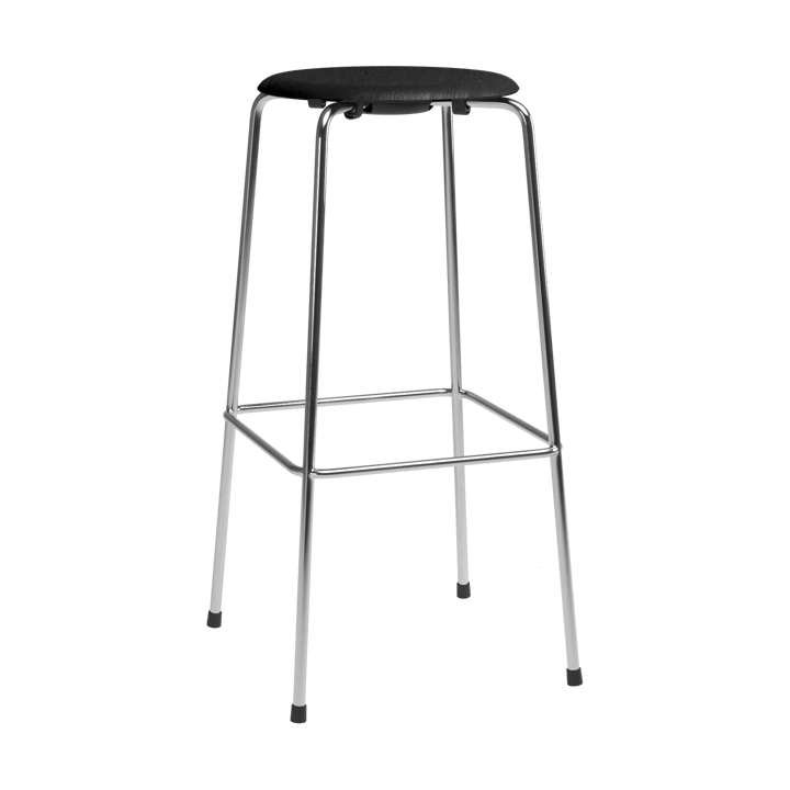 Taburete de bar High Dot - Ceniza negra-cromo - Fritz Hansen