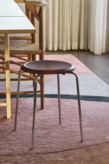 Taburete Dot cuero - Chestnut - Fritz Hansen