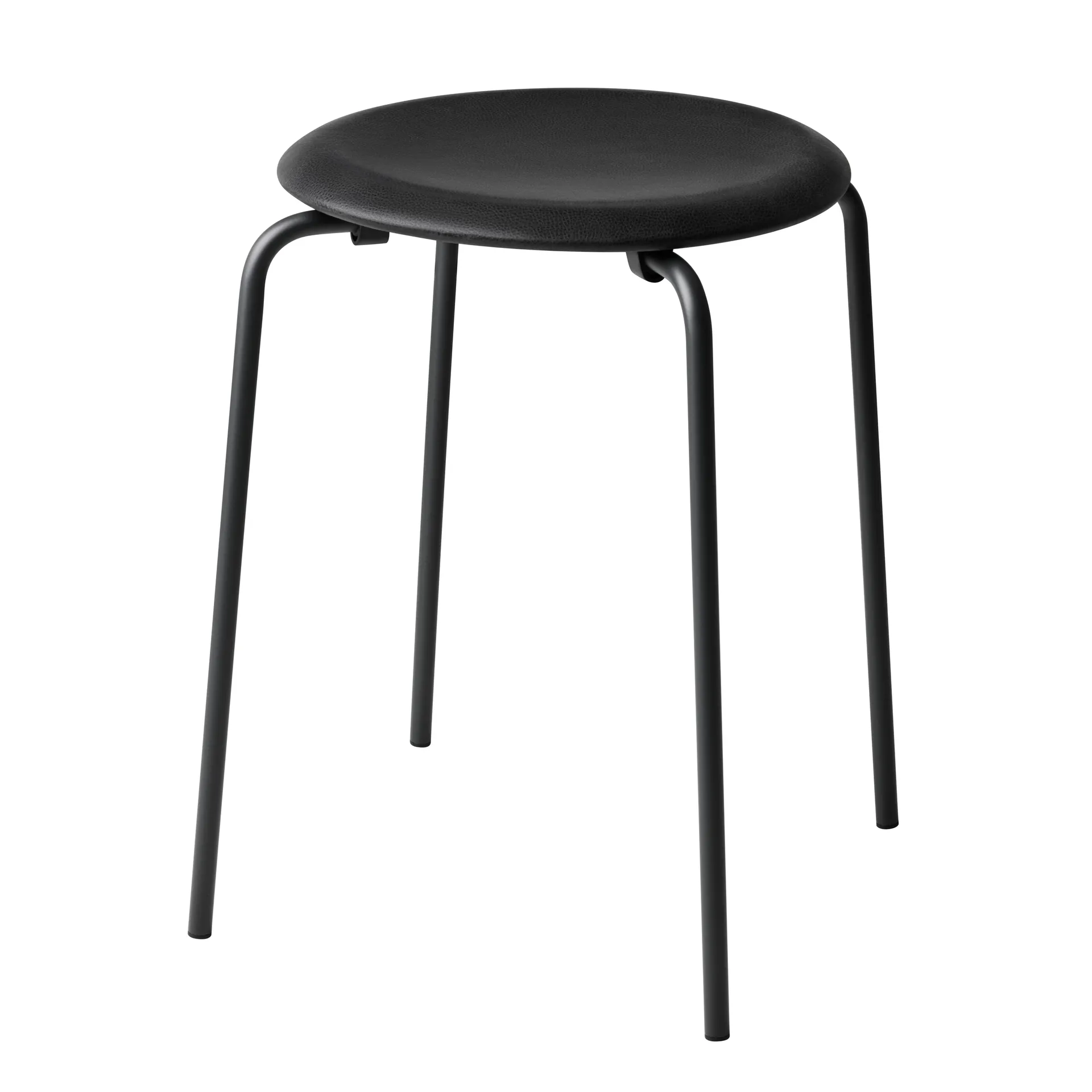 Taburete Dot cuero, Cowboy black Fritz Hansen