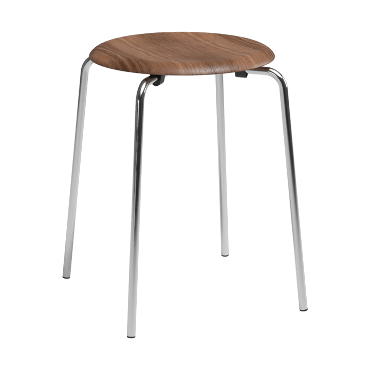 Taburete Dot - Nogal-cromo - Fritz Hansen