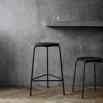 Taburete High Dot cuero - Cowboy black - Fritz Hansen