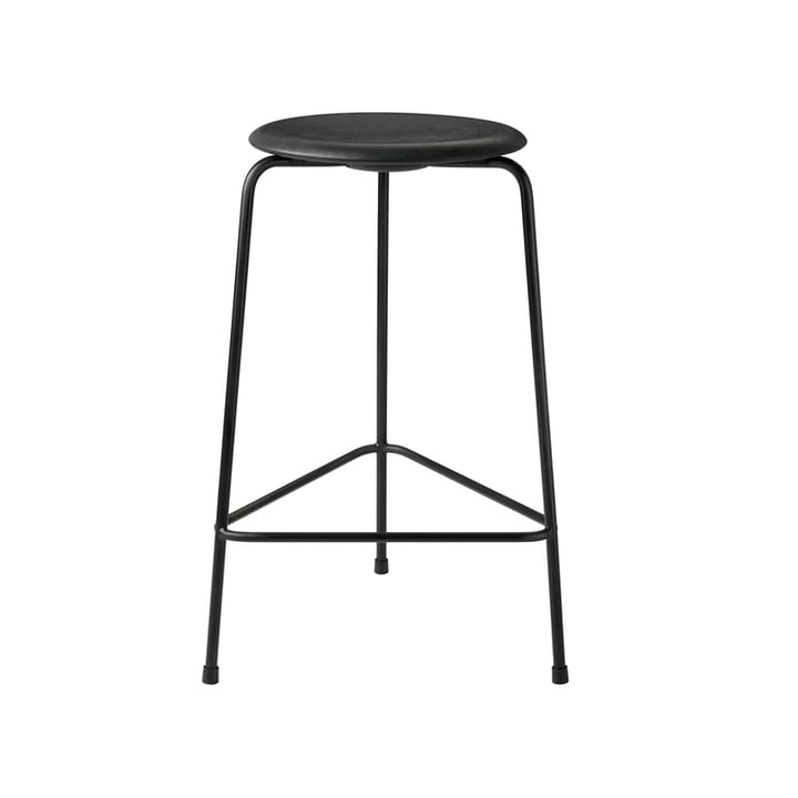Taburete High Dot cuero, Cowboy black Fritz Hansen