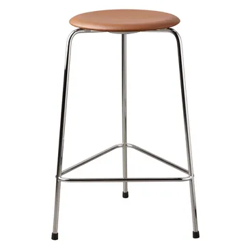 Taburete High Dot cuero - Wild leather walnut - Fritz Hansen