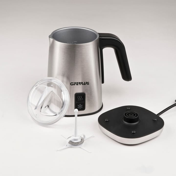 Espumador de leche Spuma 35 cl, Plateado-negro G3 Ferrari
