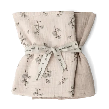 2 mantas pequeñas Bluebell Muslin - 60x60 cm - Garbo&Friends