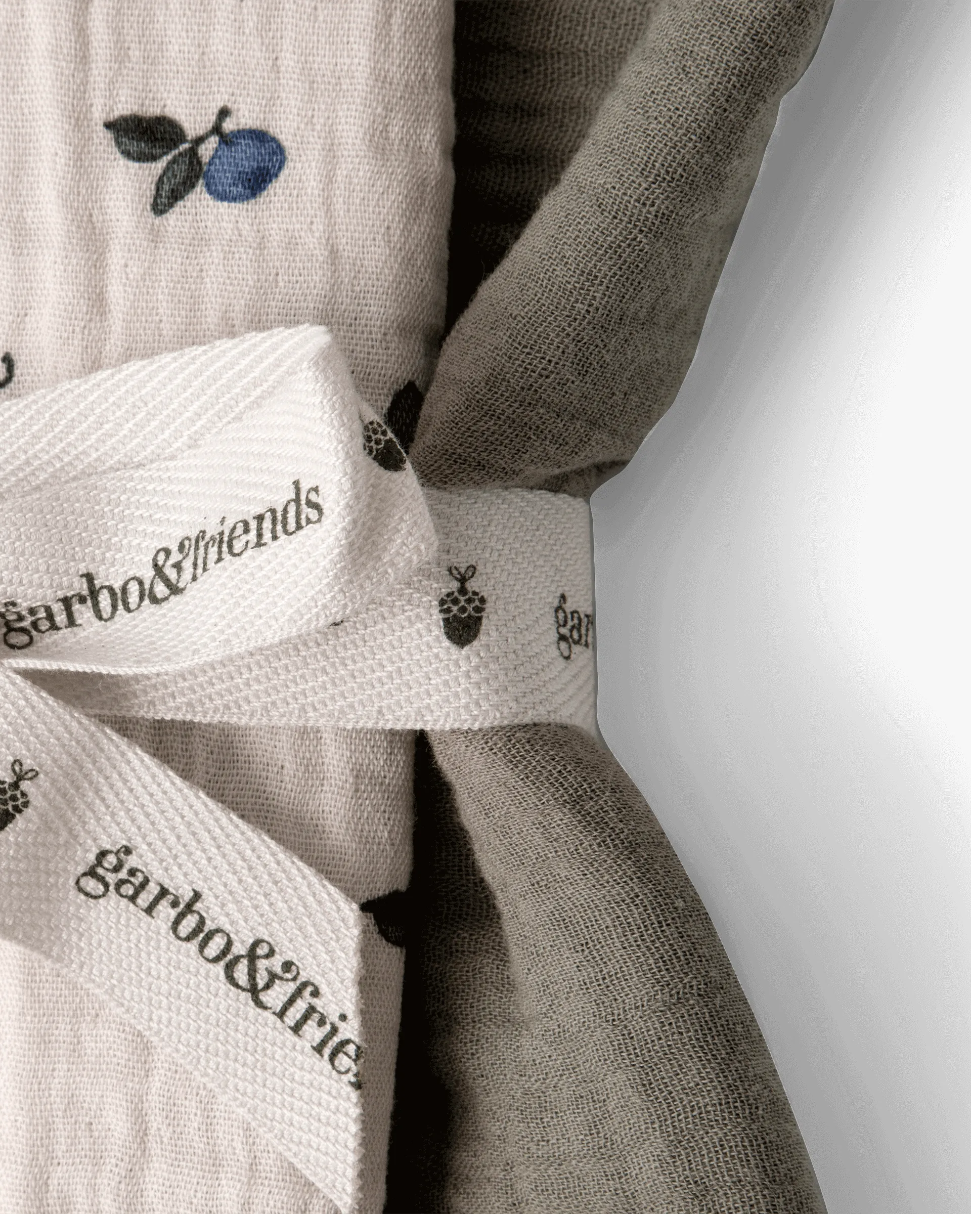 2 mantas pequeñas Blueberry Muslin, 60x60 cm Garbo&Friends