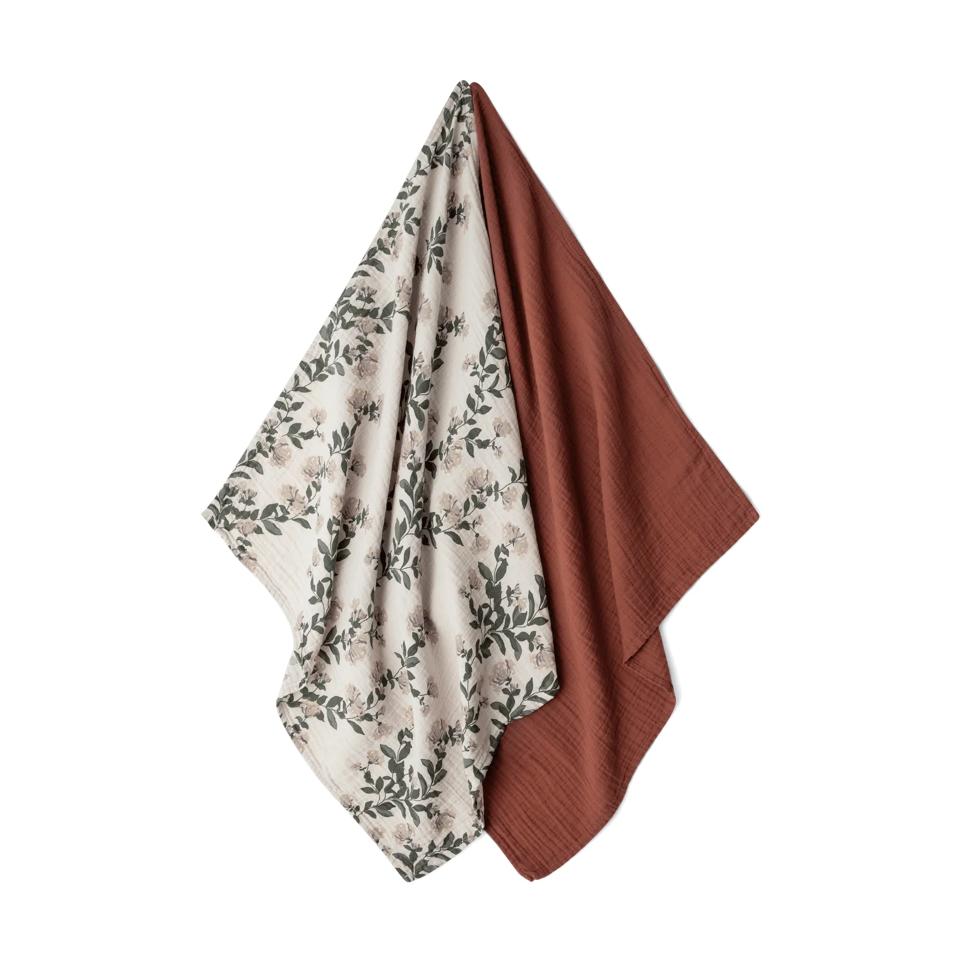2 mantas pequeñas Honeysuckle Muslin, 60x60 cm Garbo&Friends