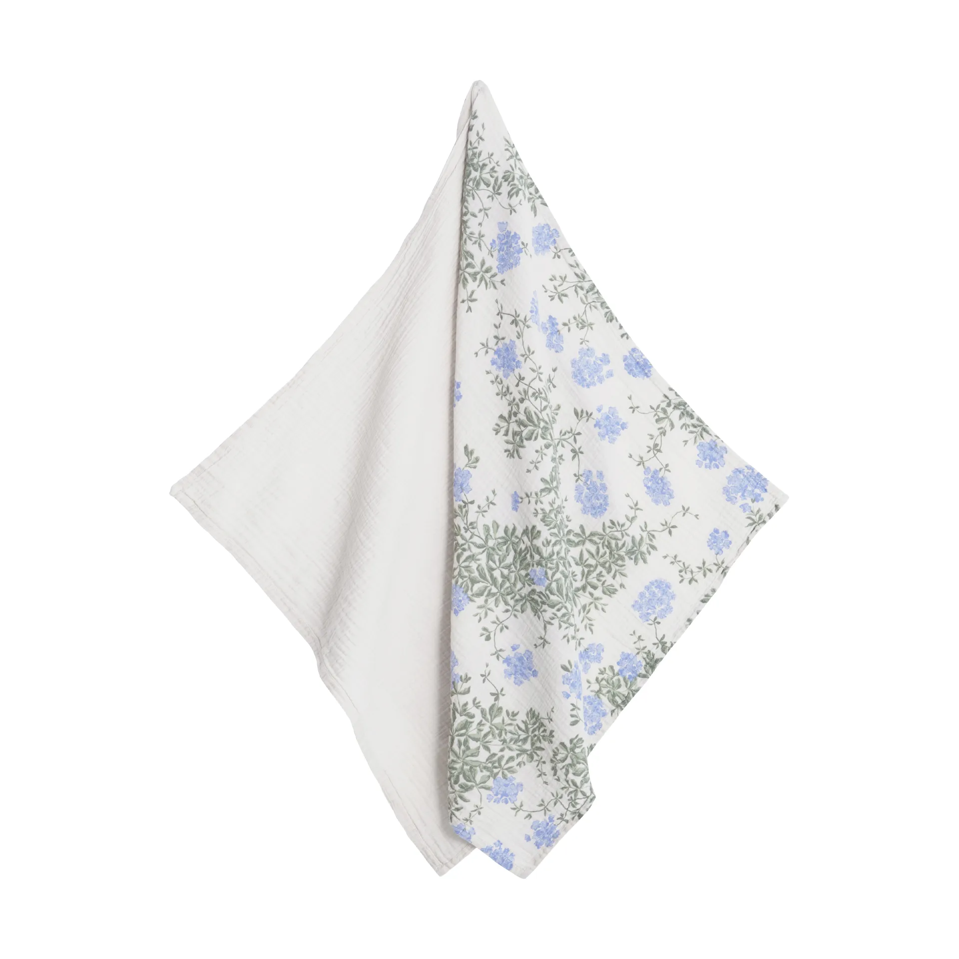 2 mantas pequeñas Plumbago Muslin, 60x60 cm Garbo&Friends