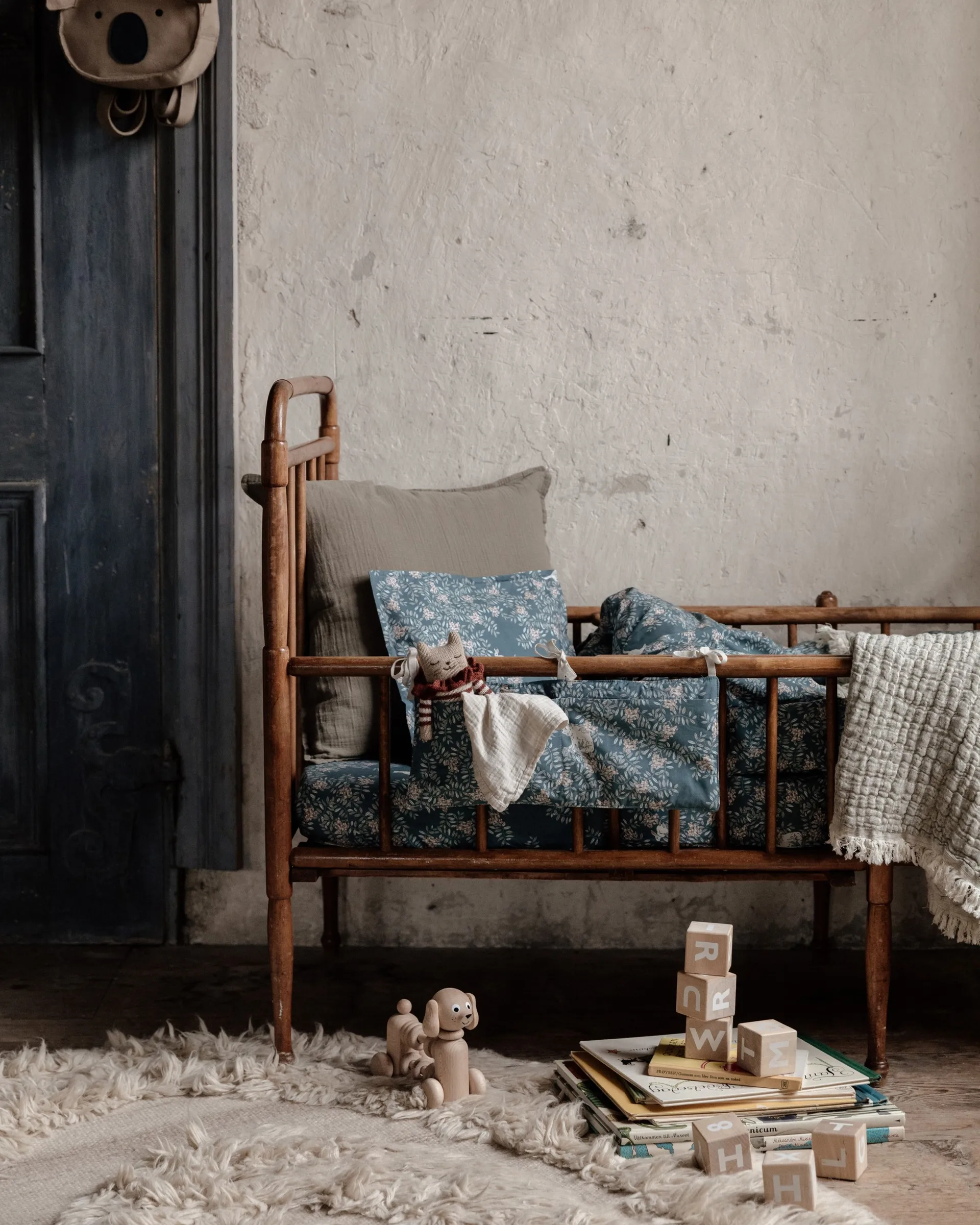 Almacenaje bolsillos cama Fauna Forest, 40x17 cm Garbo&Friends